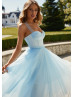 Chic Sweetheart Neck Tulle Layered Party Dress